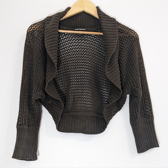 Club Monaco Crochet Shrug, M - Picture 1 of 7